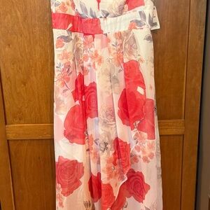 Crystal Doll Women’s Floral Maxi Dress